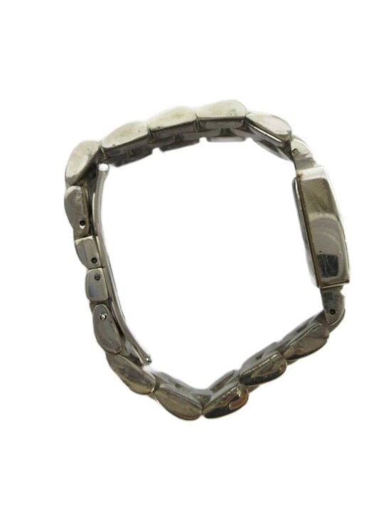 Gucci Watch Quartz Logo Square White Dial Silver main image 6